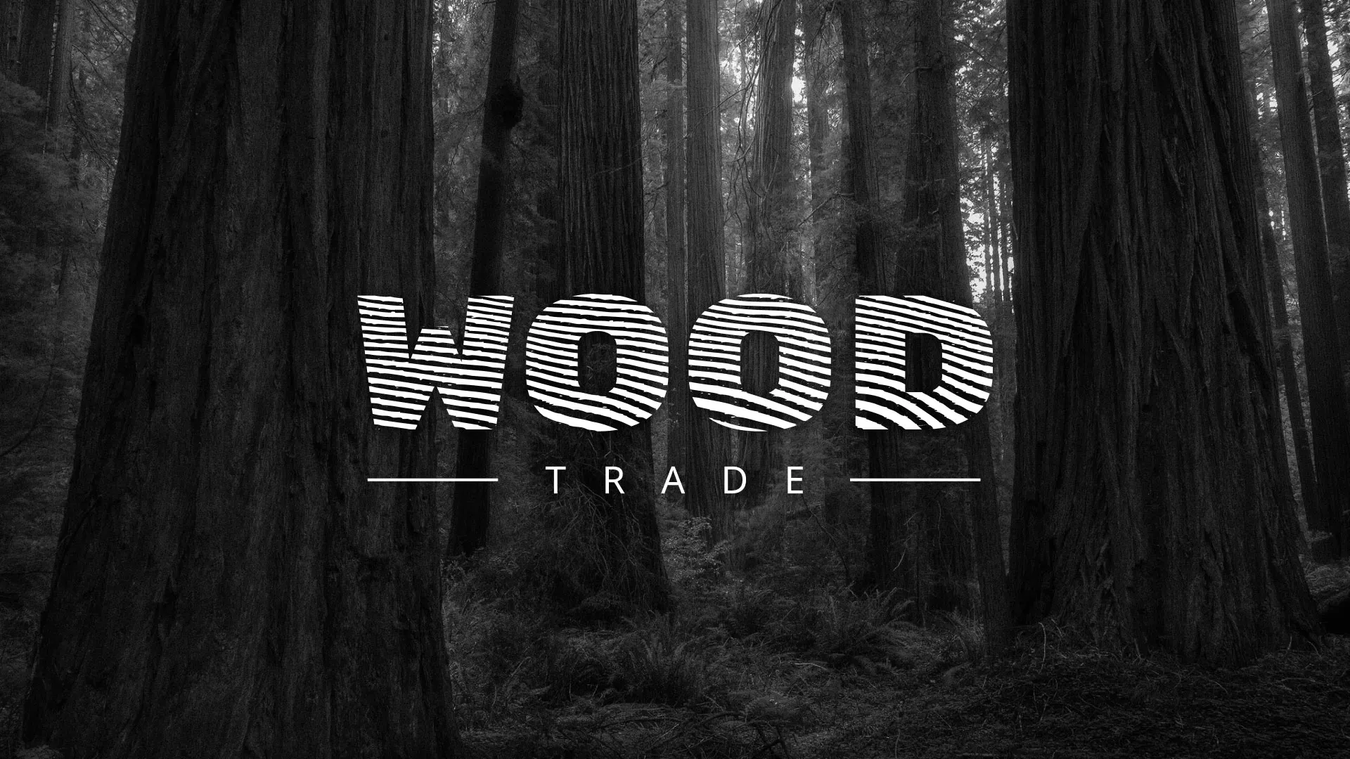 Разработка логотипа для компании «Wood Trade» в Чернушке